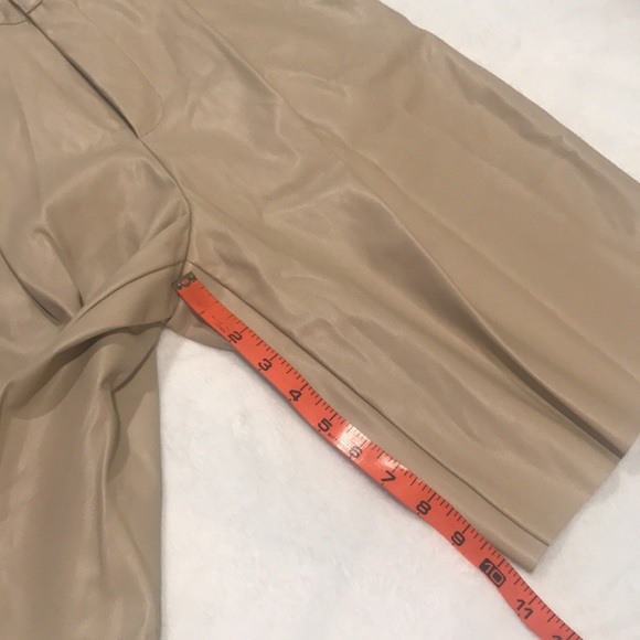 Dressed In LALA “Excuse Me Vegan Leather Shorts in Vanilla” High Rise Bermuda S - Picture 16 of 16